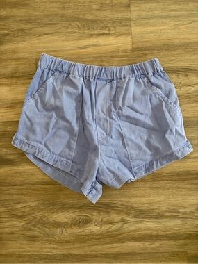 Billabong Women's Light Blue Elastic Waist Athletic Shorts